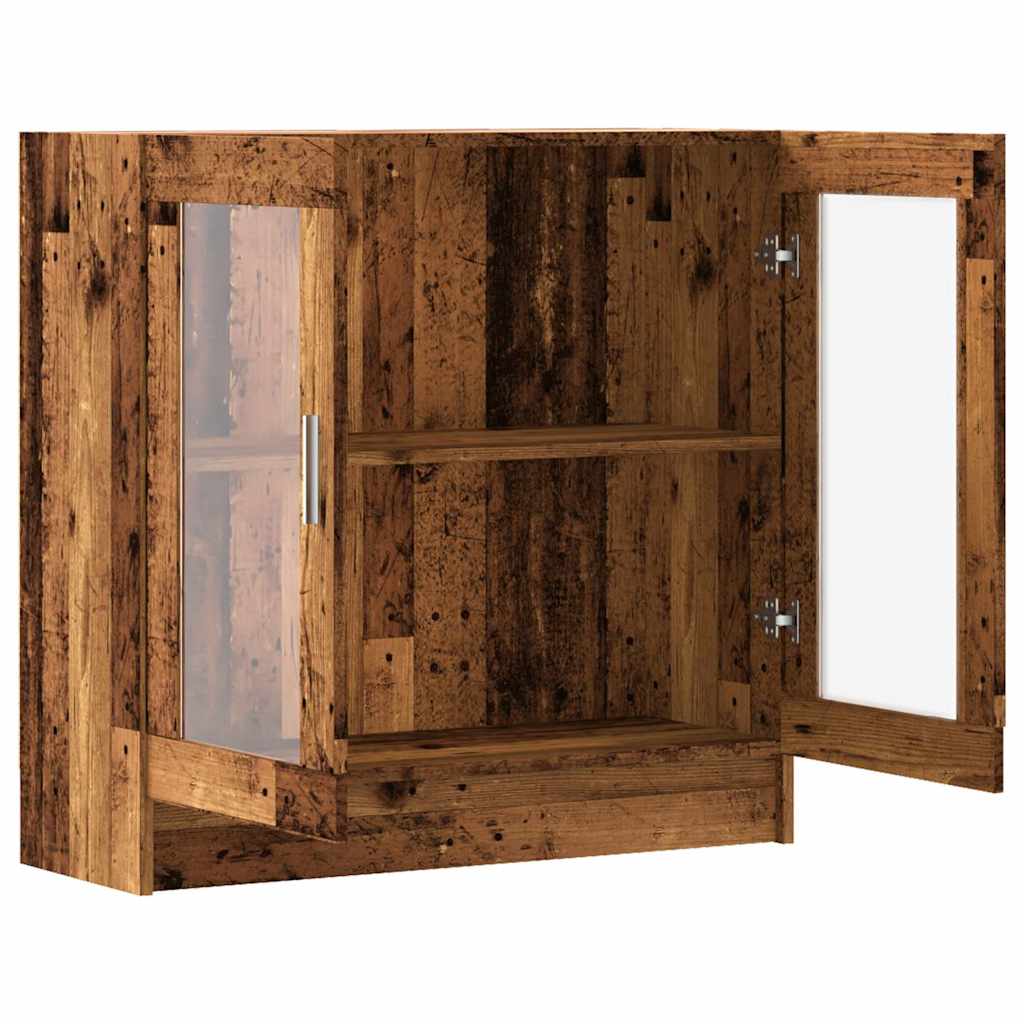 Bokhylle gammelt tre 82,5x30,5x80 cm konstruert tre