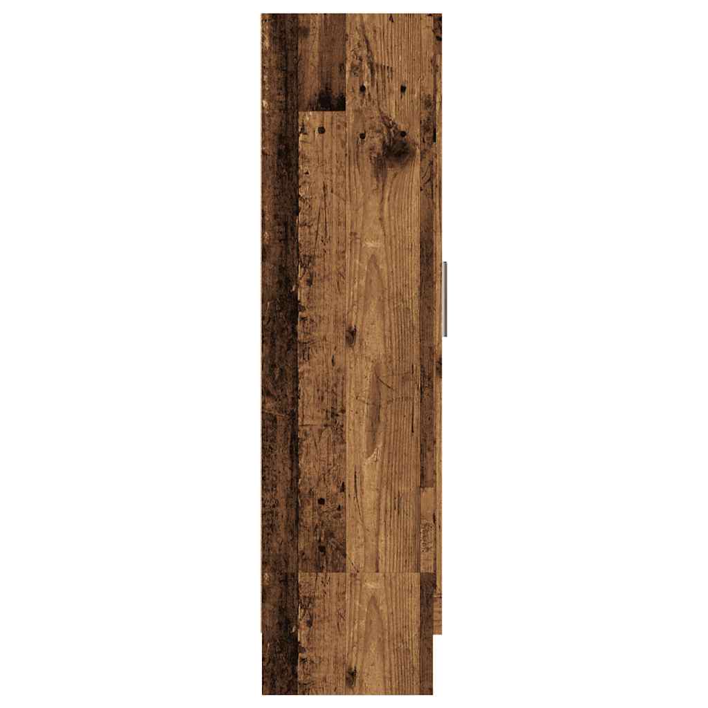 Bokhylle gammelt tre 82,5x30,5x115 cm konstruert tre