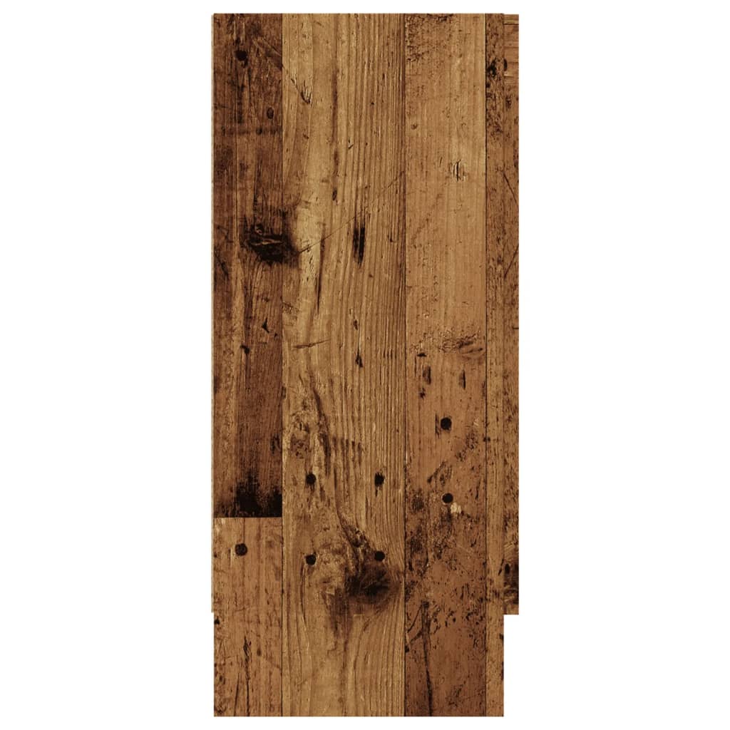 Skjenk gammelt tre 120x30,5x70 cm konstruert tre