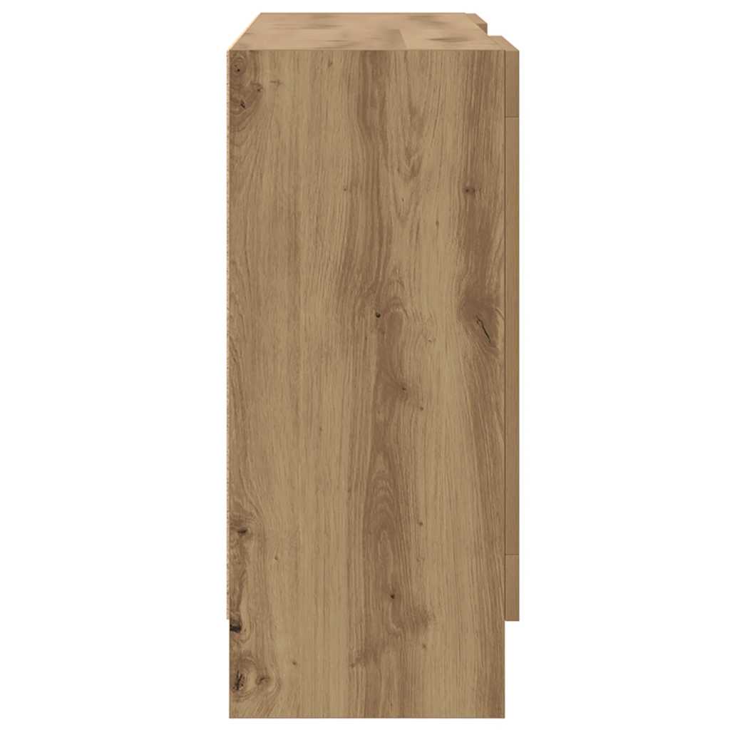 Skjenk artisan eik 120x30,5x70 cm konstruert tre