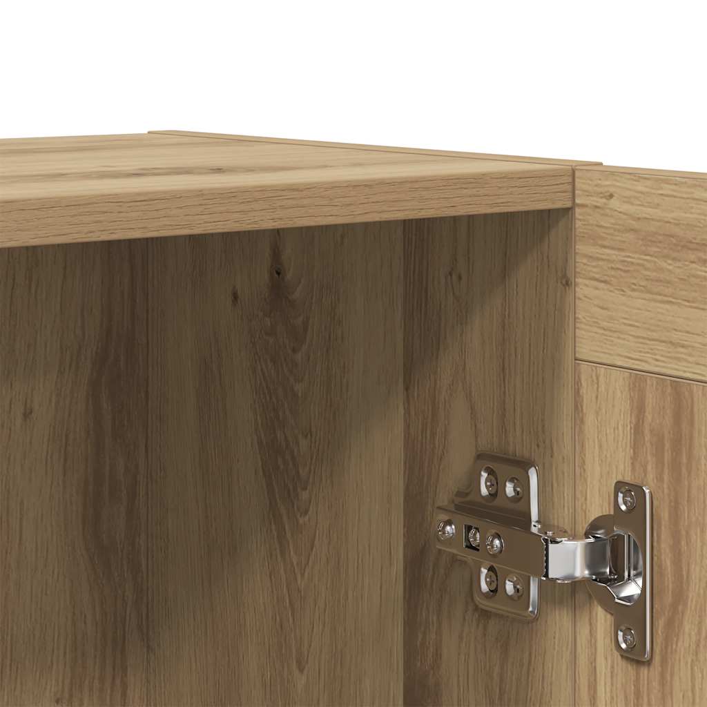 Skjenk artisan eik 120x30,5x70 cm konstruert tre