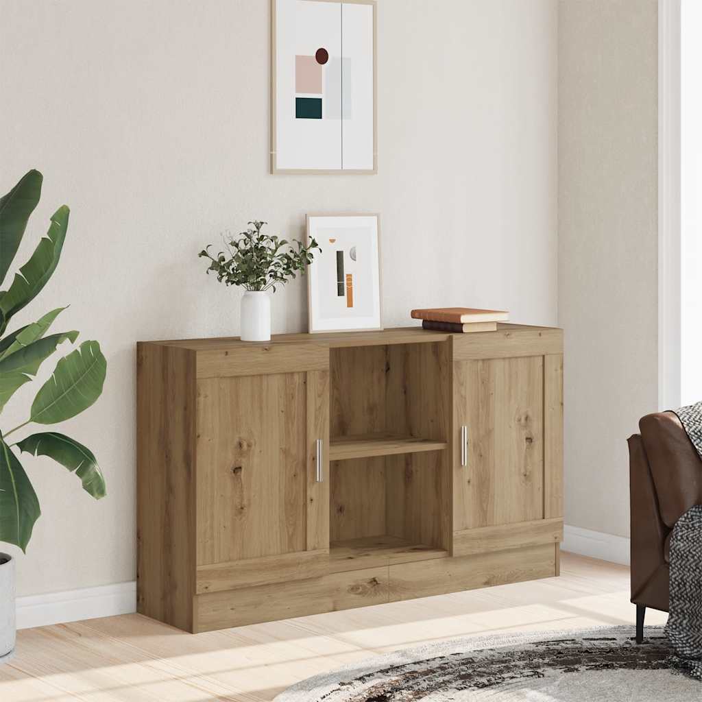 Skjenk artisan eik 120x30,5x70 cm konstruert tre