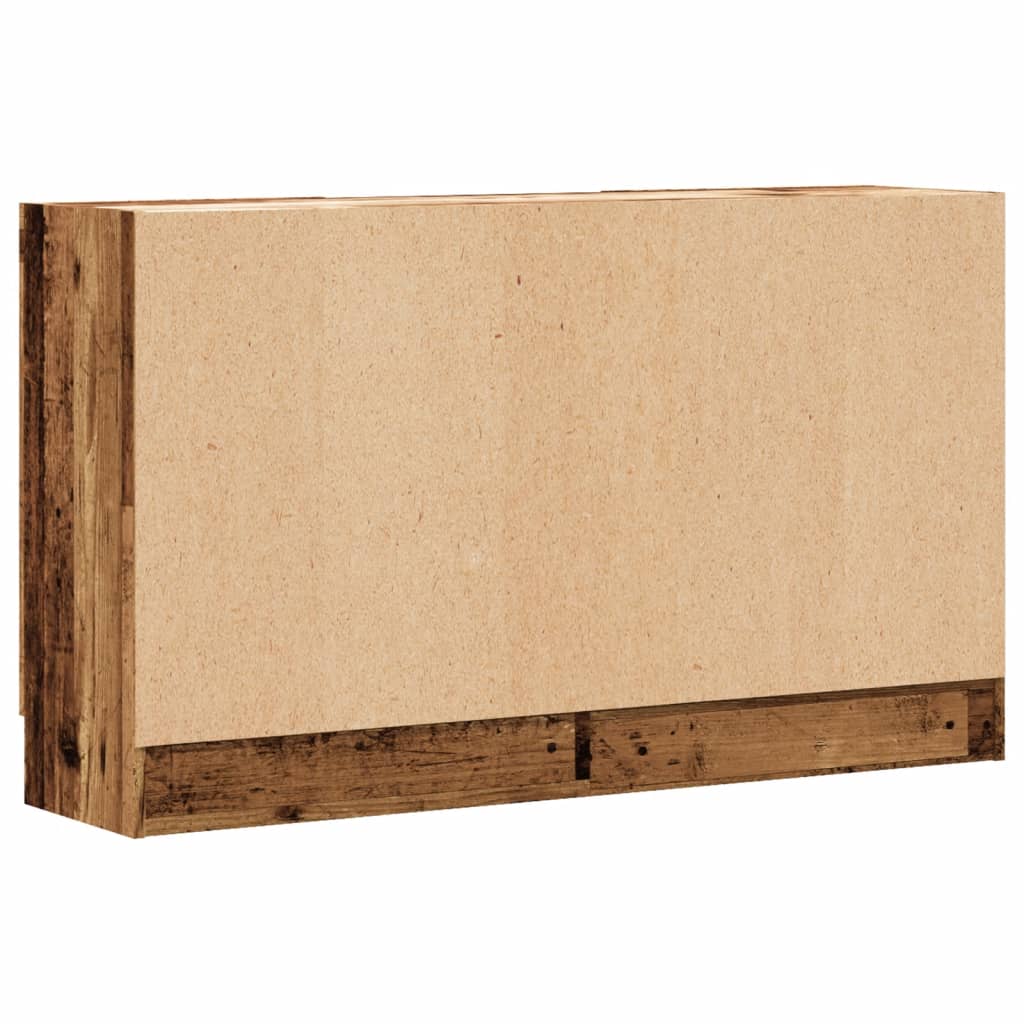 Skjenk gammelt tre 120x30,5x70 cm konstruert tre