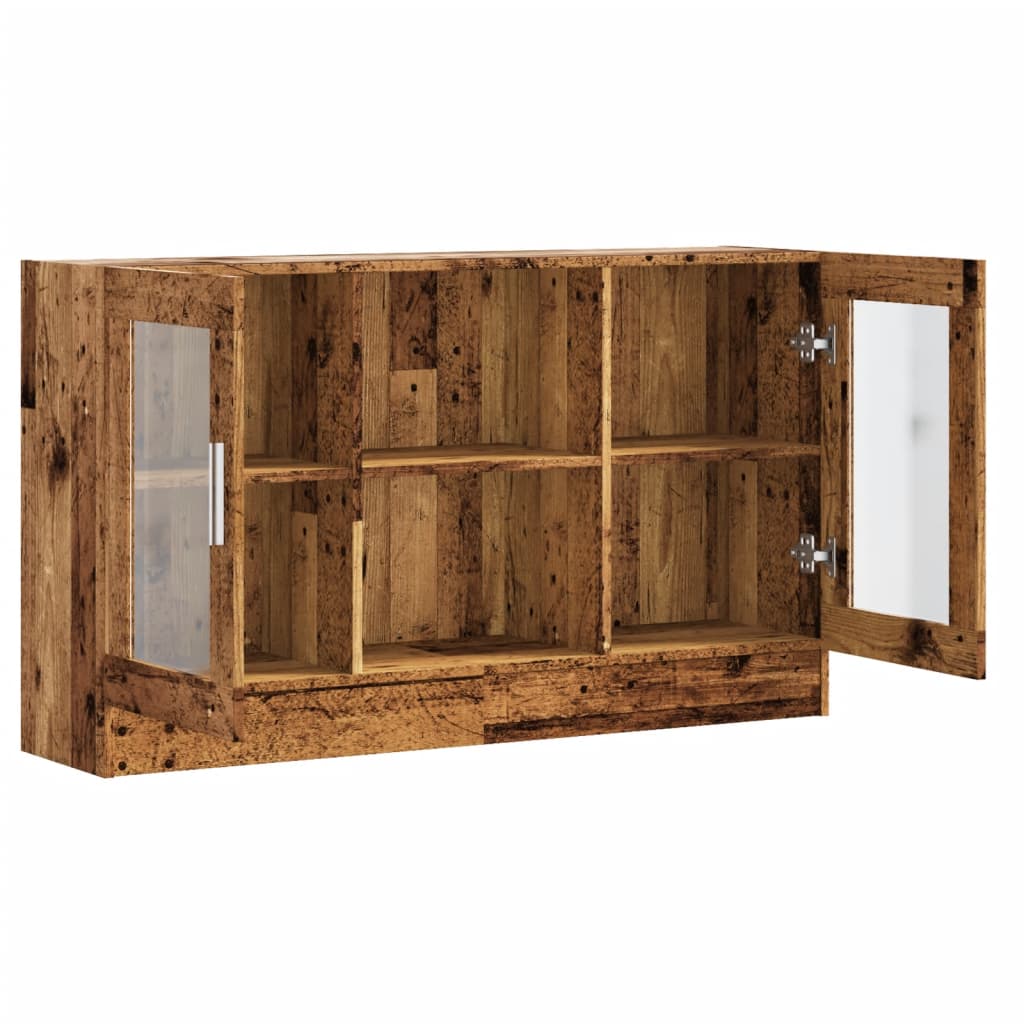 Skjenk gammelt tre 120x30,5x70 cm konstruert tre