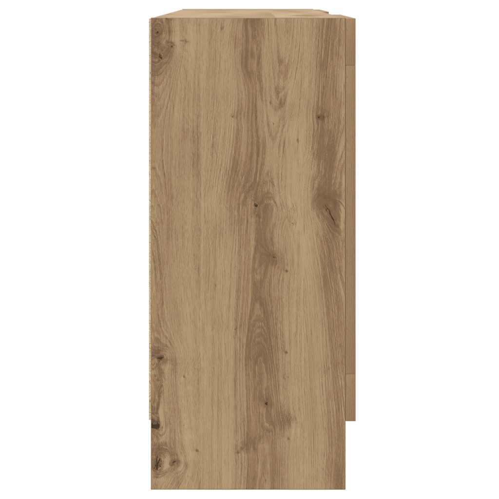 Skjenk artisan eik 120x30,5x70 cm konstruert tre