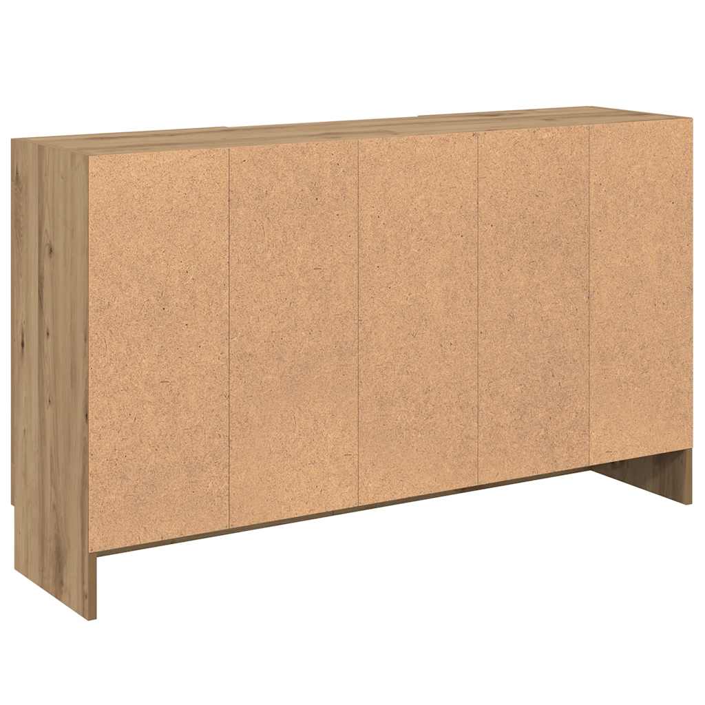 Skjenk artisan eik 120x30,5x70 cm konstruert tre