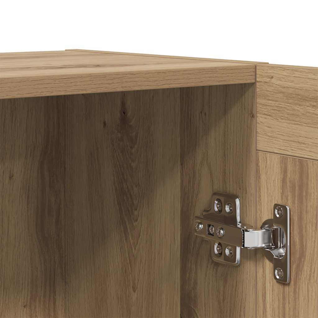 Skjenk artisan eik 120x30,5x70 cm konstruert tre