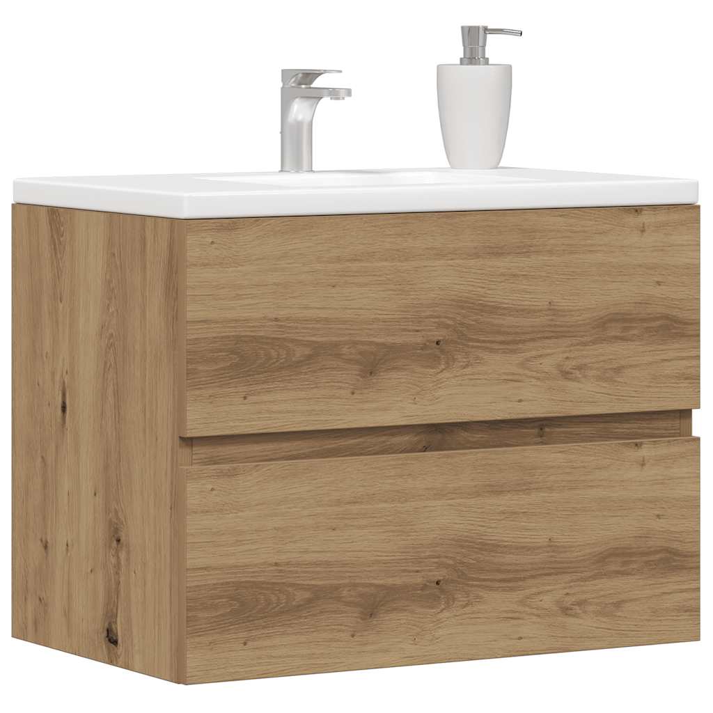 Baderomsskap artisan eik 60x38,5x45 cm konstruert tre