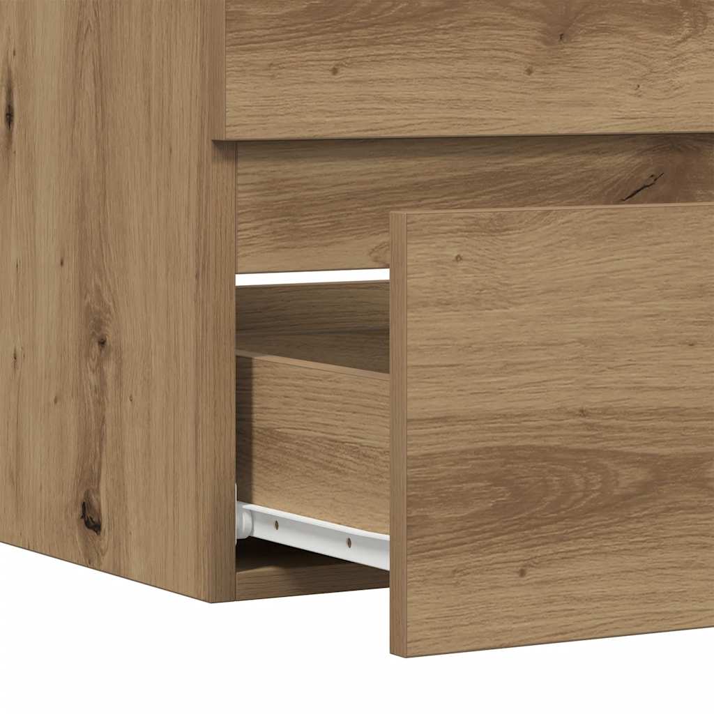 Baderomsskap artisan eik 60x38,5x45 cm konstruert tre