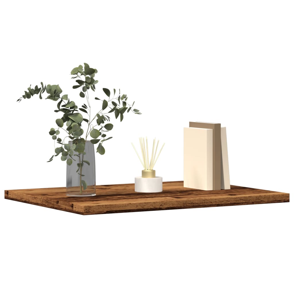 Hylleplater 4 stk gammelt tre 40x30x1,5 cm konstruert tre