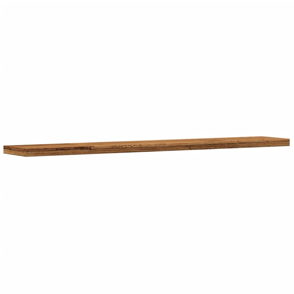 Hylleplater 4 stk gammelt tre 60x10x1,5 cm konstruert tre