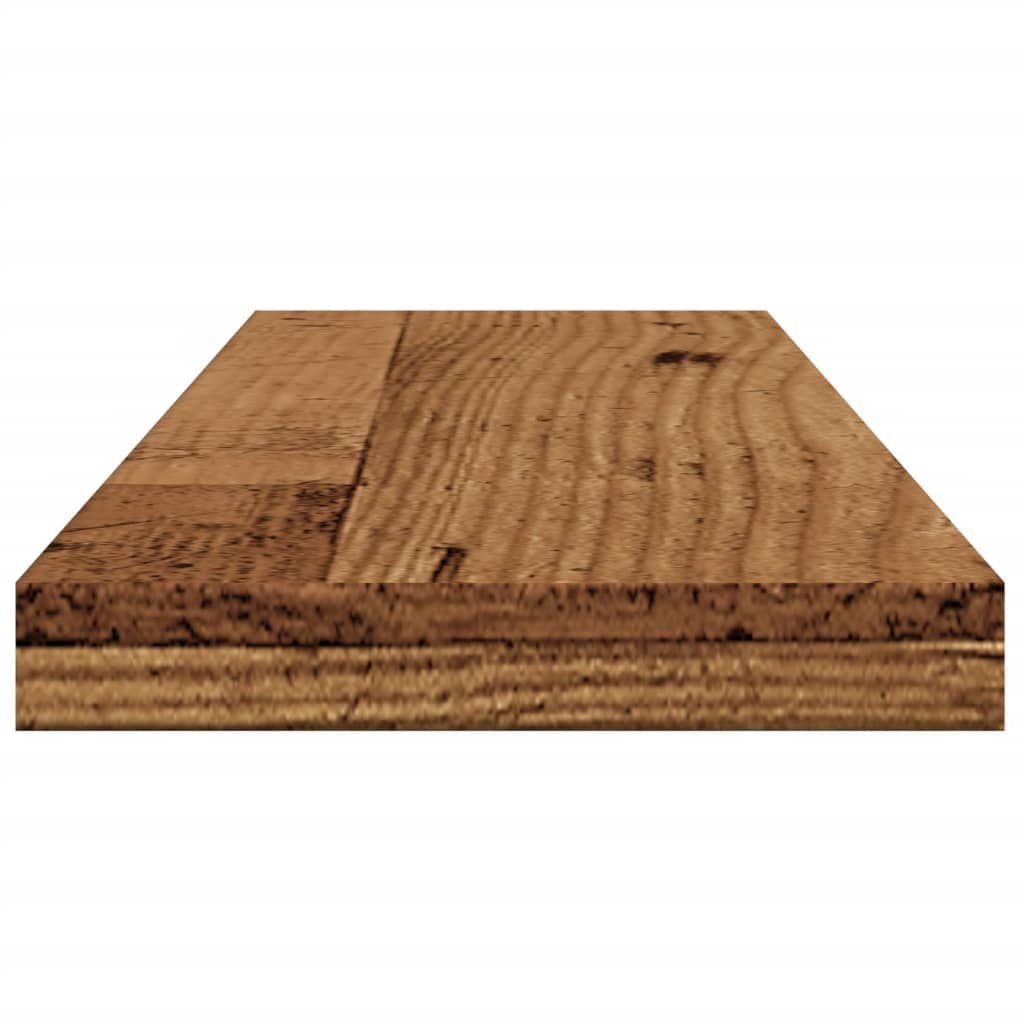 Hylleplater 4 stk gammelt tre 60x10x1,5 cm konstruert tre