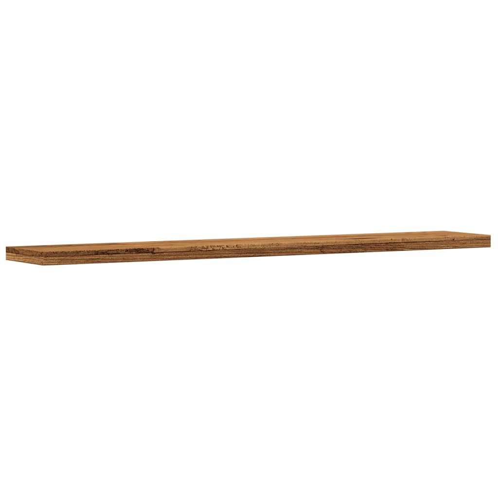 Vegghyller 4 stk gammelt tre 60x20x1,5 cm konstruert tre