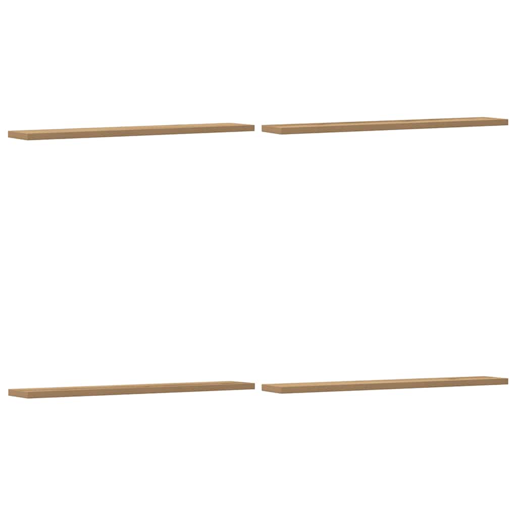 Vegghyller 4 stk artisan eik 60x20x1,5 cm konstruert tre