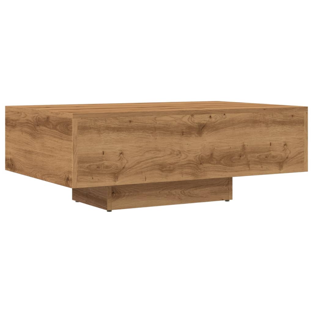 Salongbord artisan eik 85x55x31 cm konstruert tre
