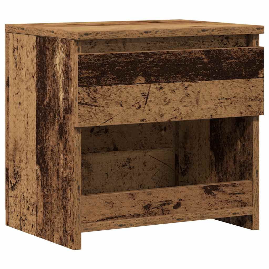 Nattbord gammelt tre 40x30x39 cm konstruert tre