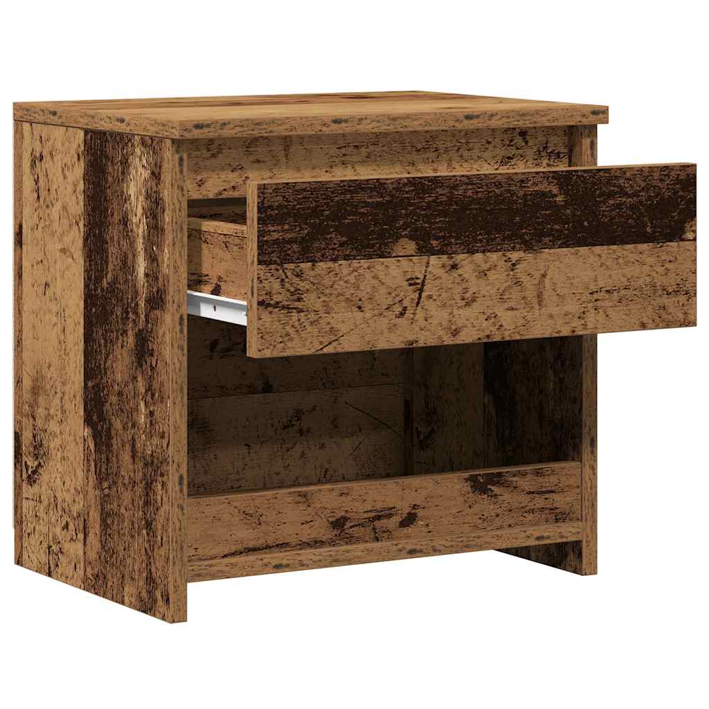 Nattbord gammelt tre 40x30x39 cm konstruert tre