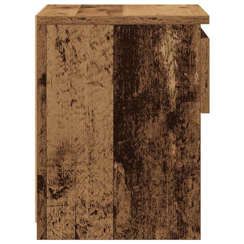 Nattbord 2 stk gammelt tre 40x30x39 cm konstruert tre