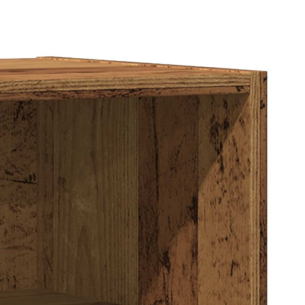 Nattbord gammelt tre 40x30x50 cm konstruert tre