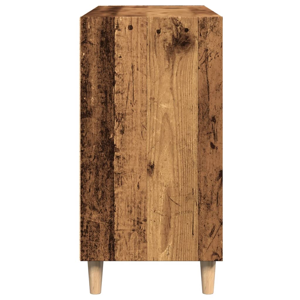 Skjenk gammelt tre 103,5x35x70 cm konstruert tre