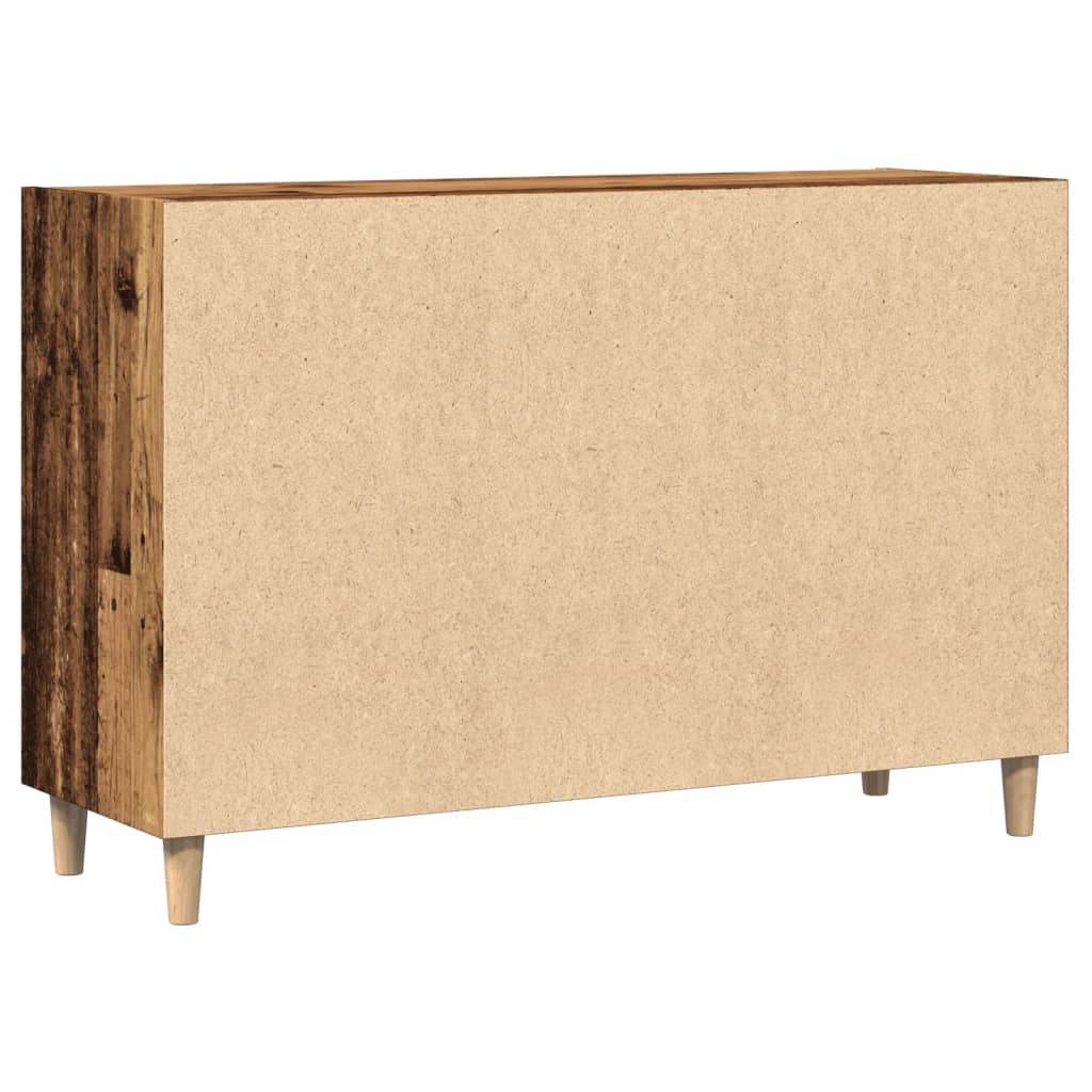 Skjenk gammelt tre 103,5x35x70 cm konstruert tre