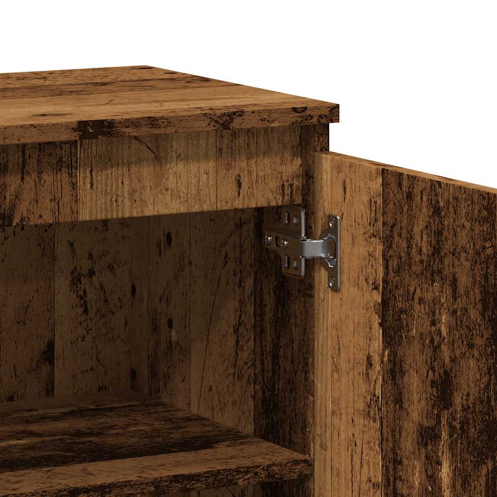 Skjenk gammelt tre 60x35x70 cm konstruert tre