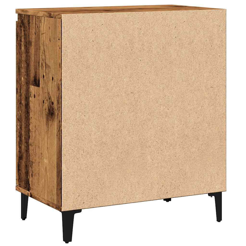 Skjenk gammelt tre 60x35x70 cm konstruert tre
