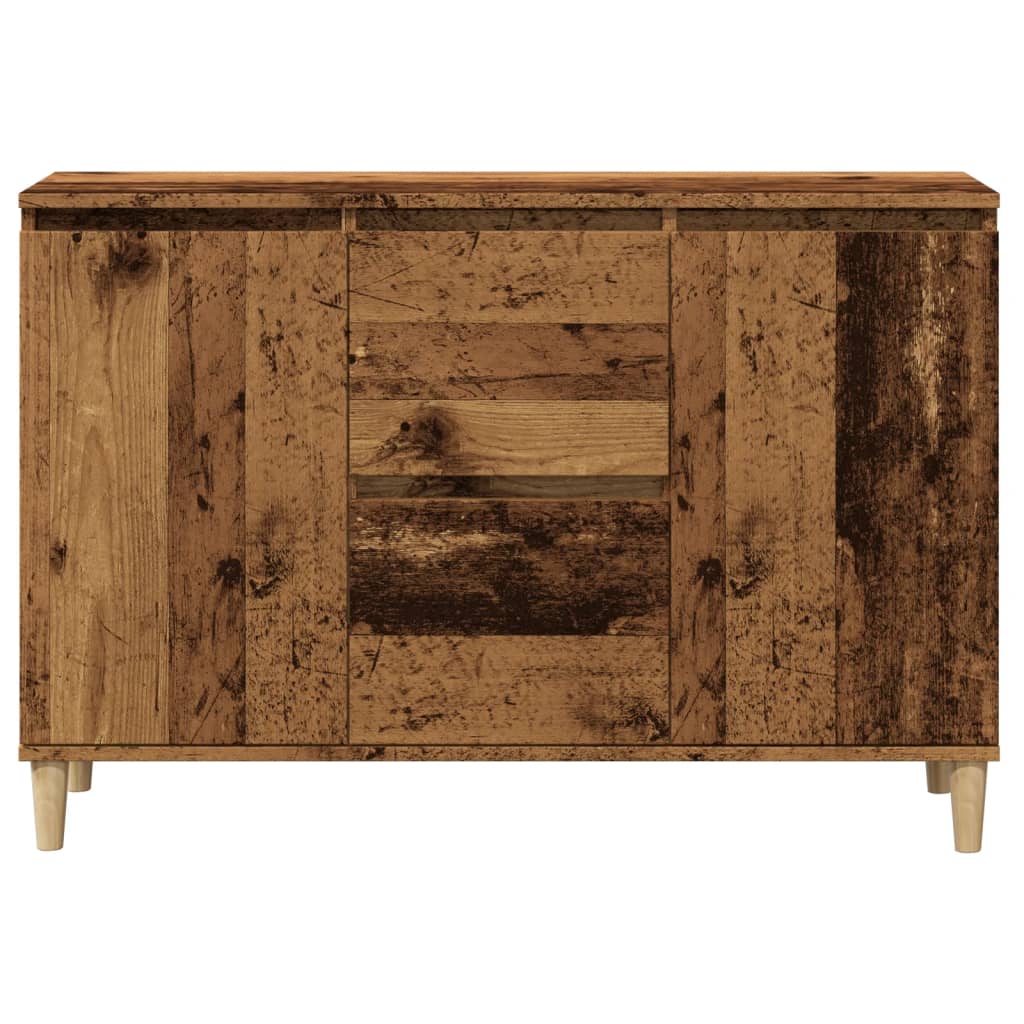 Skjenk gammelt tre 102x35x70 cm konstruert tre
