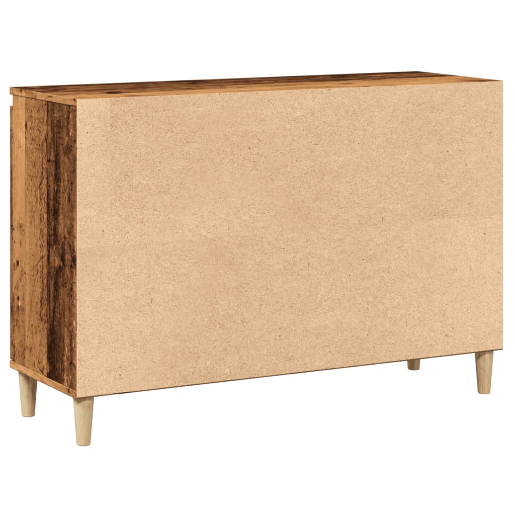 Skjenk gammelt tre 102x35x70 cm konstruert tre