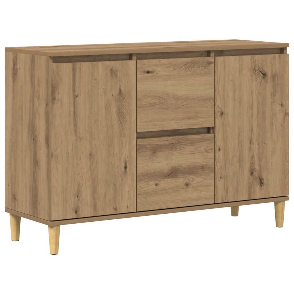 Skjenk artisan eik 102x35x70 cm konstruert tre