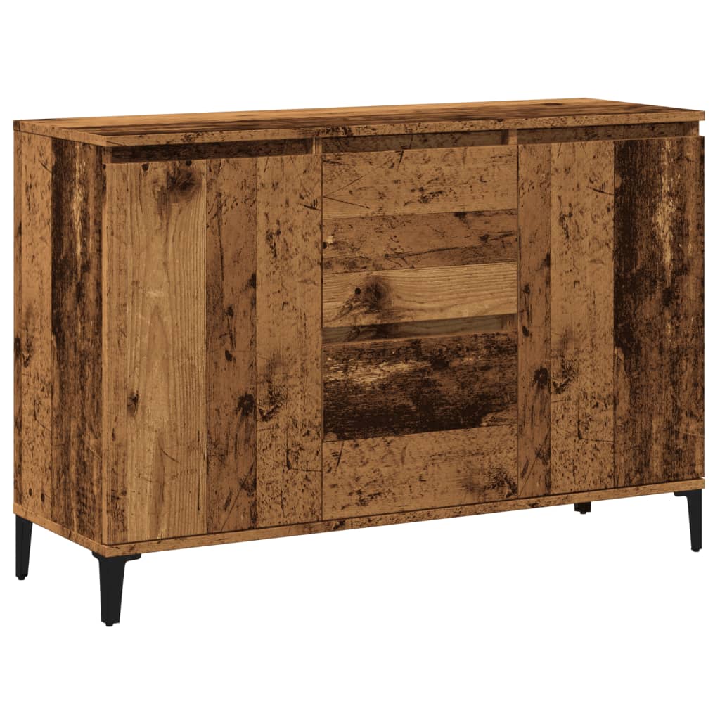 Skjenk gammelt tre 102x35x70 cm konstruert tre