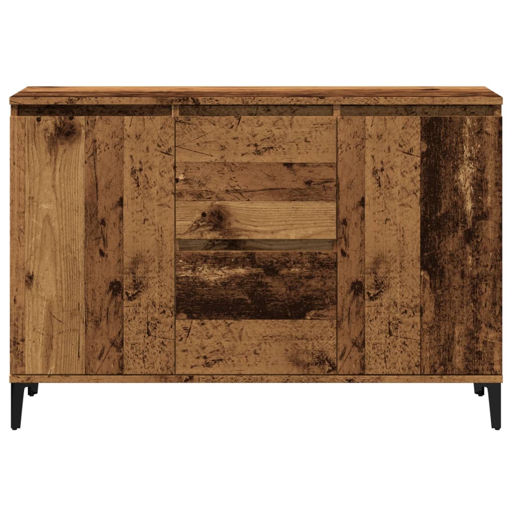 Skjenk gammelt tre 102x35x70 cm konstruert tre