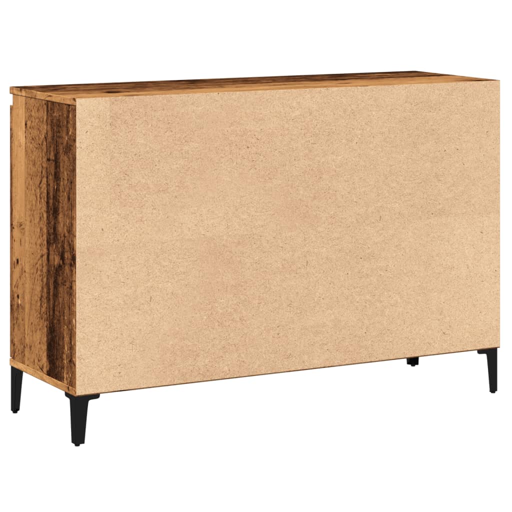 Skjenk gammelt tre 102x35x70 cm konstruert tre