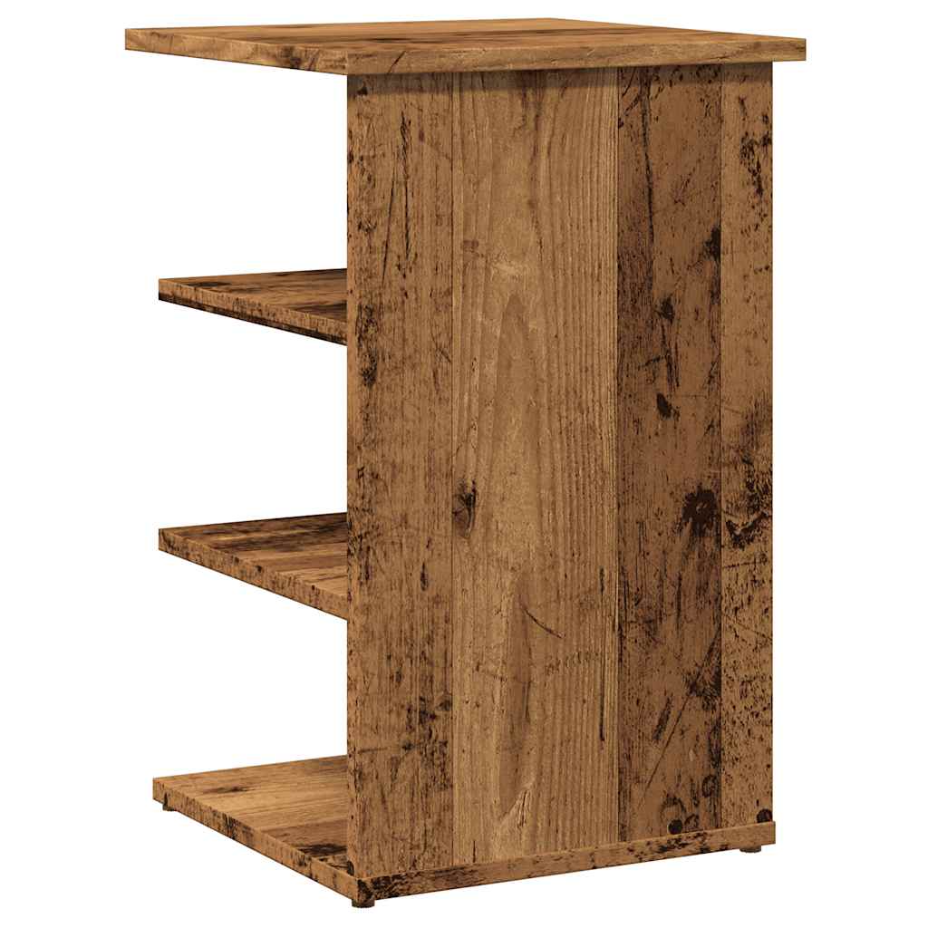Skjenk gammelt tre 35x35x55 cm konstruert tre