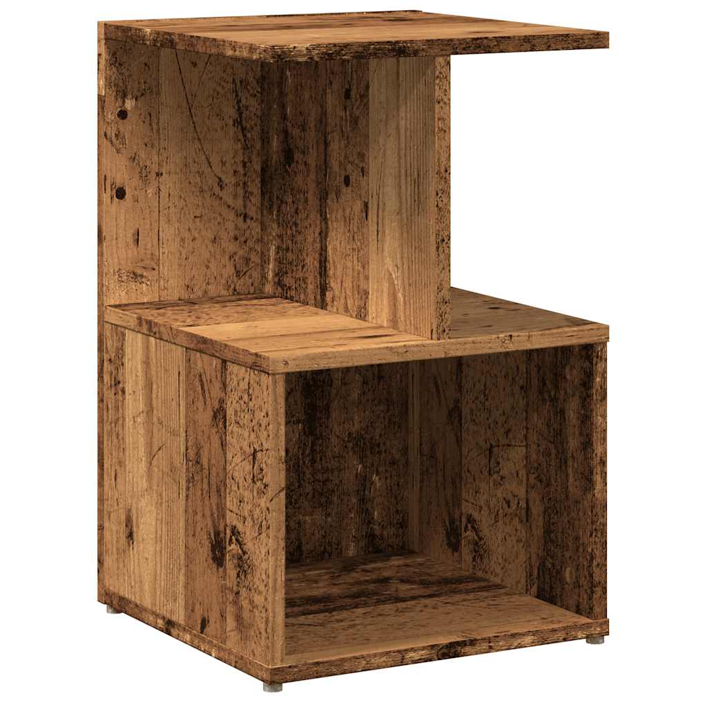 Nattbord gammelt tre 35x35x55 cm konstruert tre