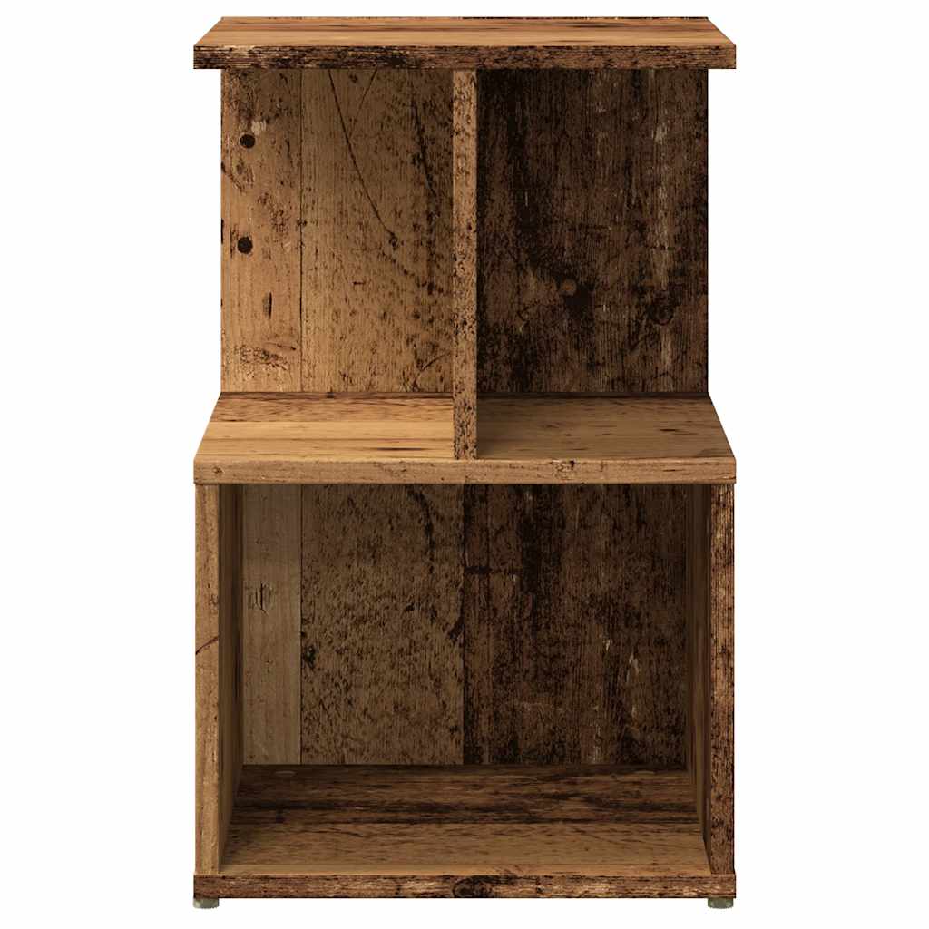 Nattbord gammelt tre 35x35x55 cm konstruert tre
