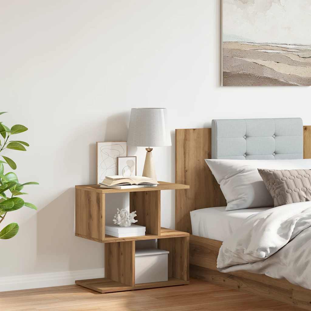 Nattbord artisan eik 50x30x51,5 cm konstruert tre