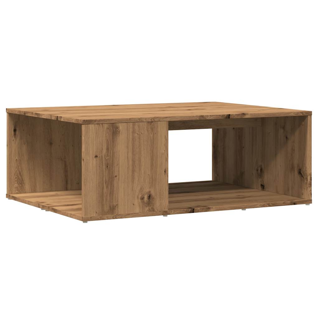 Salongbord artisan eik 90x67x33 cm konstruert tre