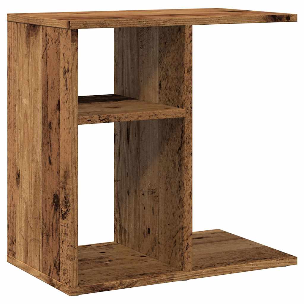 Sidebord gammelt tre 50x30x50 cm konstruert tre