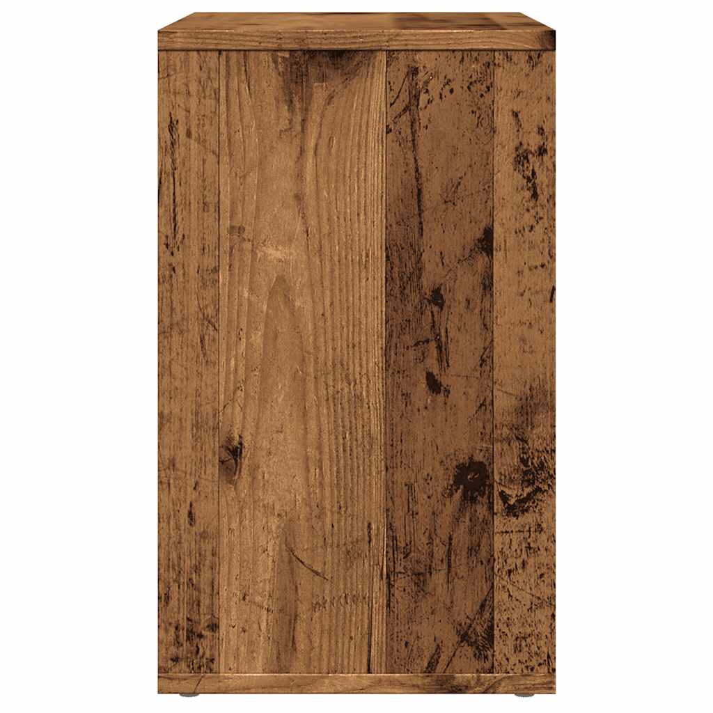 Sidebord gammelt tre 50x30x50 cm konstruert tre