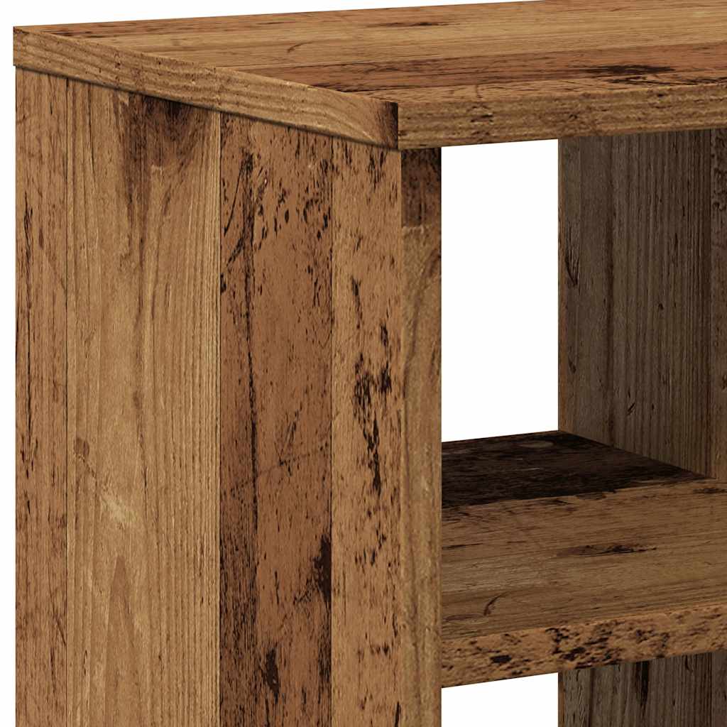 Sidebord gammelt tre 50x30x50 cm konstruert tre