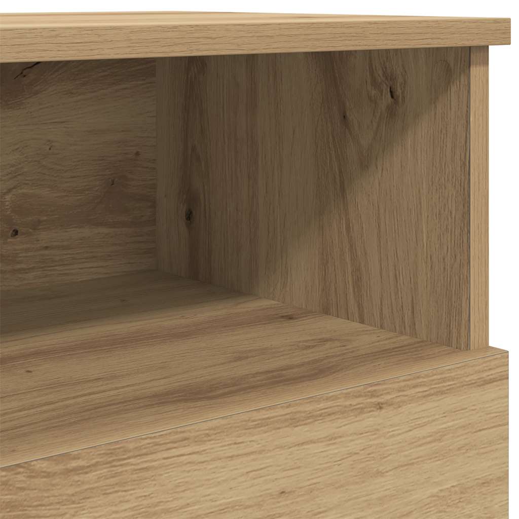 Nattbord artisan eik 50x32x60 cm konstruert tre