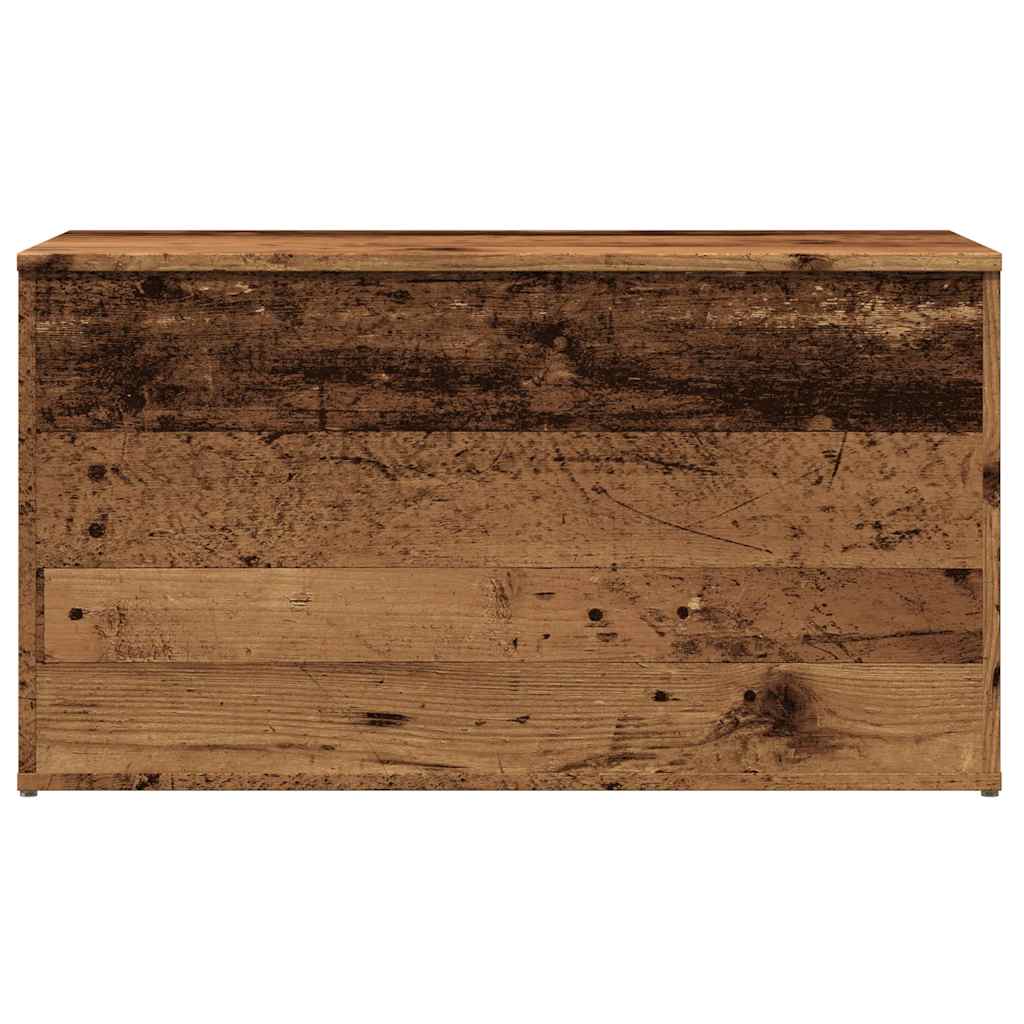 Oppbevaringskiste gammelt tre 84x42x46 cm konstruert tre
