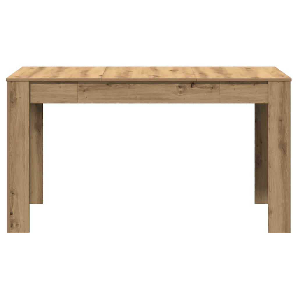Spisebord artisan eik 140x74,5x76 cm konstruert tre vidaXL