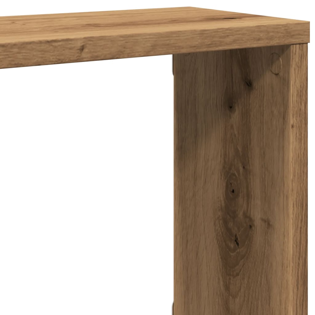 Vegghyller kube 4 stk artisan eik 100x15x30 cm konstruert tre