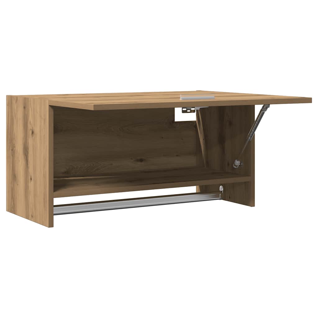 Garderobe artisan eik 70x32,5x35 cm konstruert tre