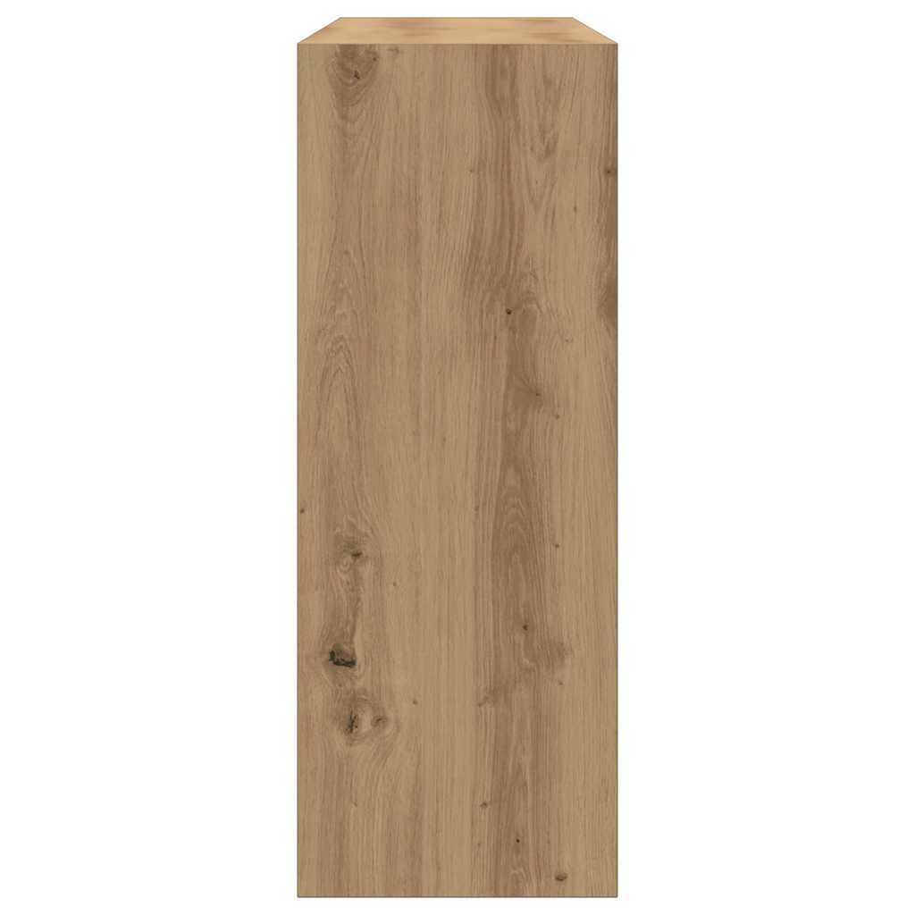 Konsollbord artisan eik 105x30x80 cm konstruert tre