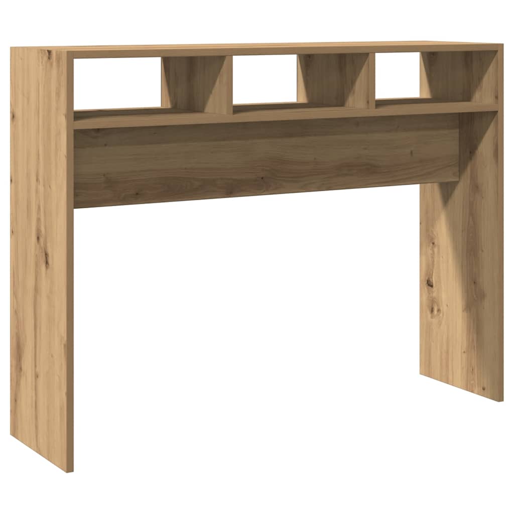 Konsollbord artisan eik 105x30x80 cm konstruert tre