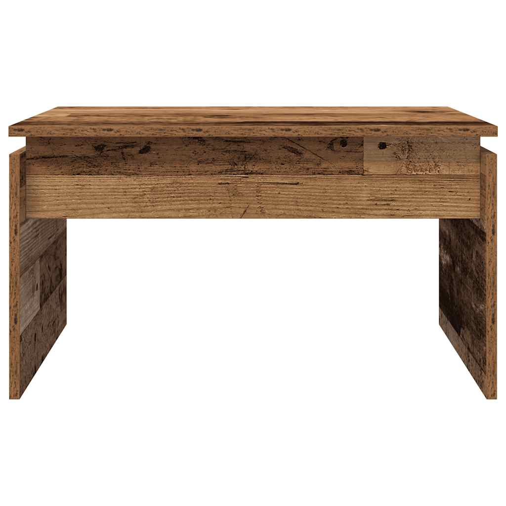 Salongbord gammelt tre 68x50x38 cm konstruert tre