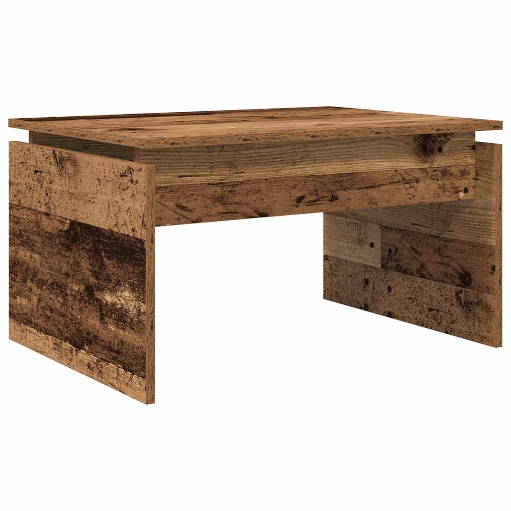 Salongbord gammelt tre 68x50x38 cm konstruert tre